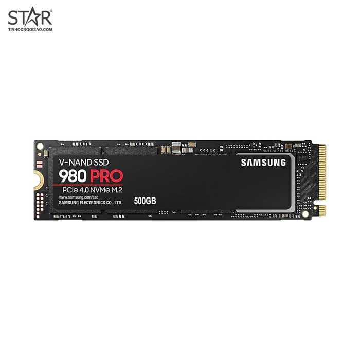 Ổ Cứng SSD 500G Samsung 980 Pro NVMe PCIe Gen 4.0 x4 V-NAND M.2 2280 (MZ-V8P500BW)