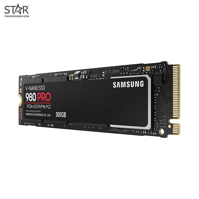 Ổ Cứng SSD 500G Samsung 980 Pro NVMe PCIe Gen 4.0 x4 V-NAND M.2 2280 (MZ-V8P500BW)