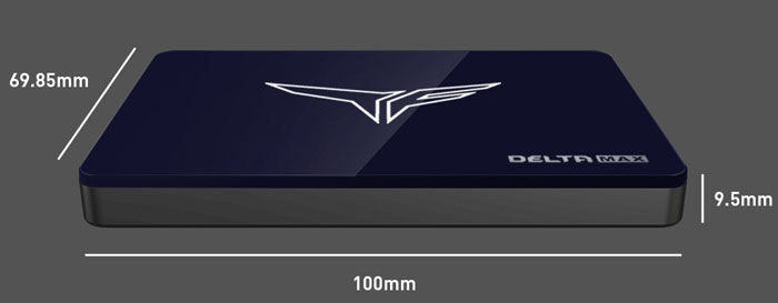 SSD 250G Team T-Force Delta Max RGB Sata III 6Gb/s (T253TM250G3C302)