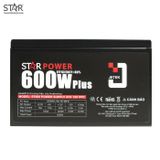  Nguồn Jetek STAR Power ST600 600W Plus + Dây Nguồn 