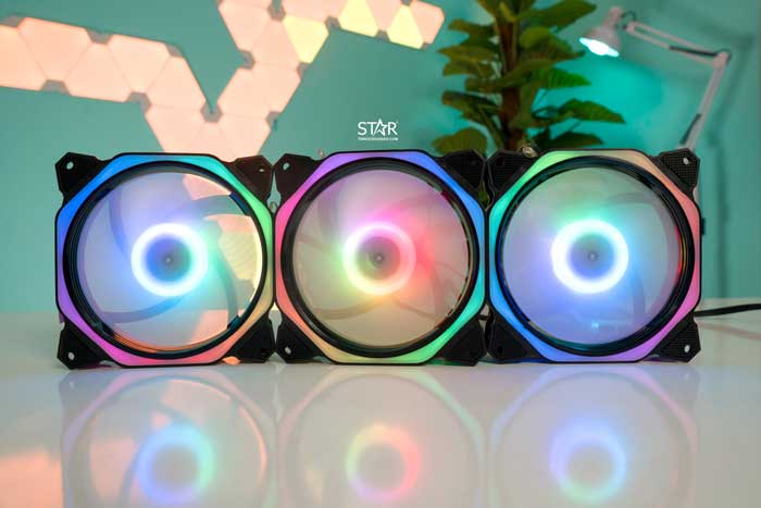 Mặt trước của Fan Case WM-STAR V1 RGB