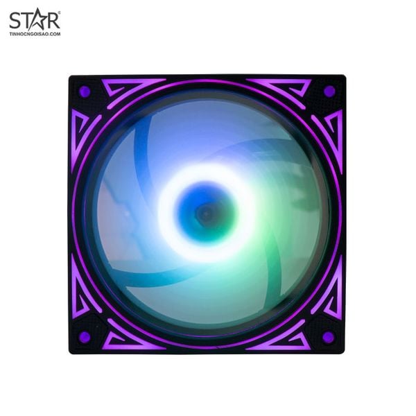  Quạt tản nhiệt PC WM-STAR V2 | Fan lẻ 120mm, RGB, Đen 