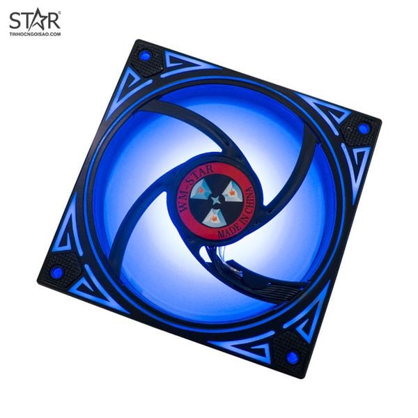  Quạt tản nhiệt PC WM-STAR V2 | Fan lẻ 120mm, RGB, Đen 