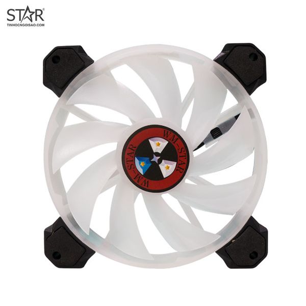  Quạt tản nhiệt PC WM-STAR V7 | Fan lẻ 120mm, RGB, Đen 