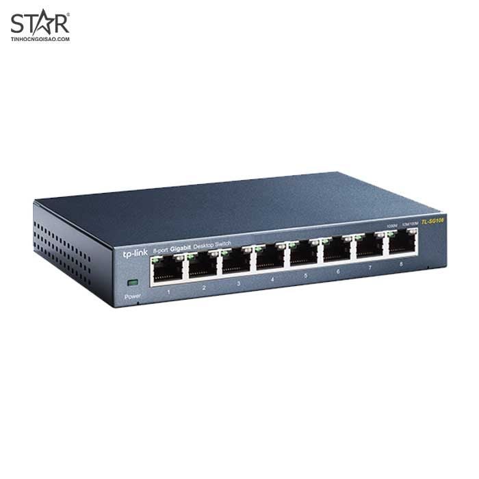 Switch 8 Port TP-Link 10/100/1000M TL-SG108 Chính Hãng