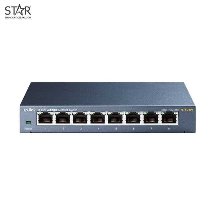 Switch 8 Port TP-Link 10/100/1000M TL-SG108 Chính Hãng