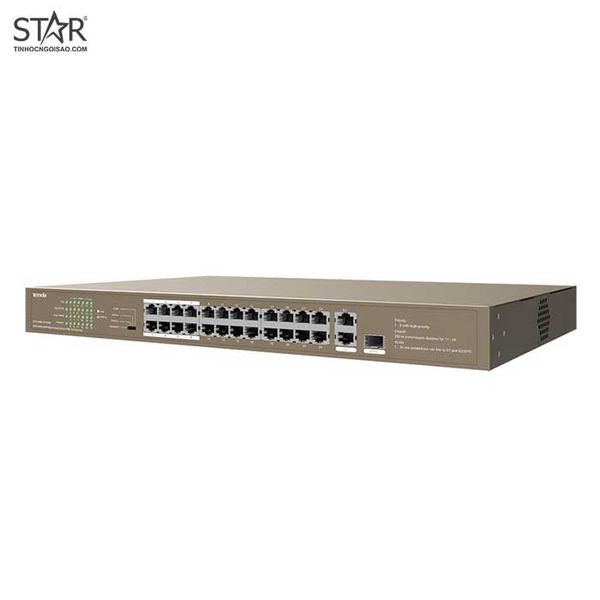  Switch 24 Port 10/100Mb Tenda TEF1126P-24-250W 