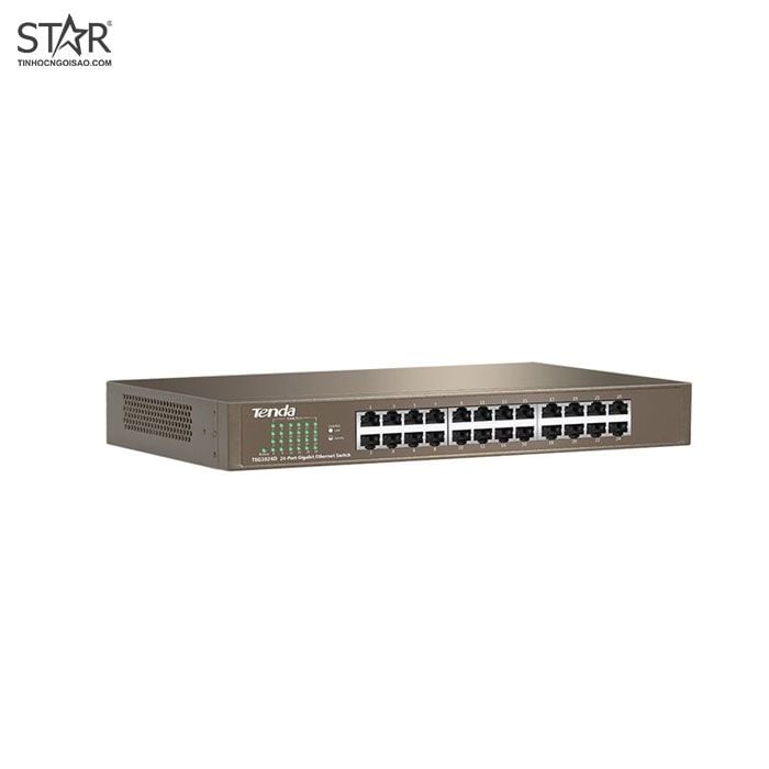 Switch 24 Port 1G Tenda TEG1024D (Vỏ Thép 13 inch)