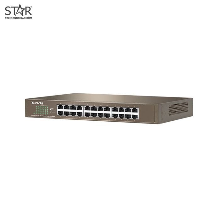 Switch 24 Port 1G Tenda TEG1024D (Vỏ Thép 13 inch)