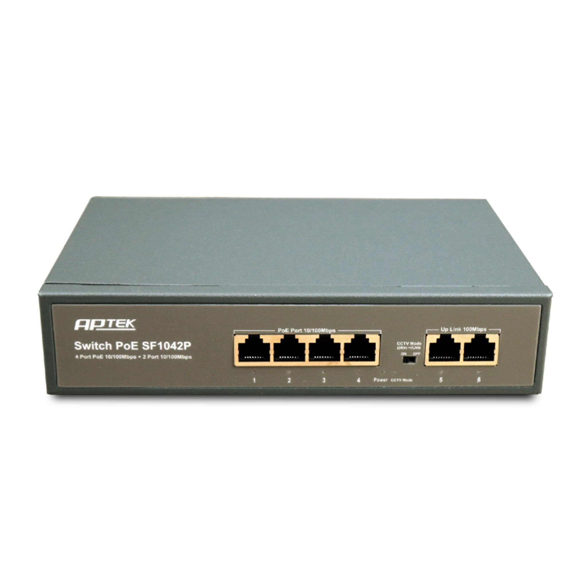 Switch 4 Port Aptek (SF1042P)