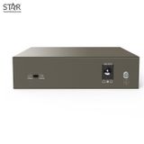  Switch PoE 5 Port Tenda 100Mb TEF1105P-4 (Vỏ sắt / Chống sét 6KV / Chuyên Camera IP) 