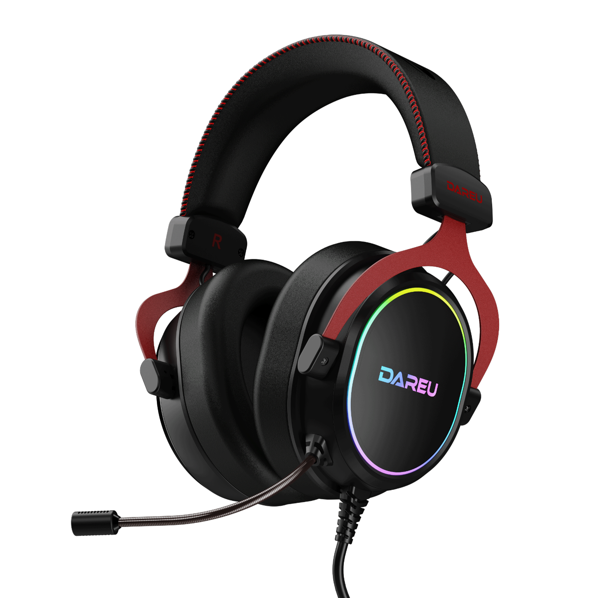 Tai nghe Dare-U Eh925L RGB 7.1 | Black - Red