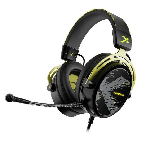 Tai nghe gaming Xiberia S19U Pro đen vàng Virtual