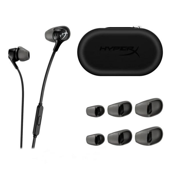  Tai nghe Gaming HP HyperX Cloud Earbuds II (70N24AA) | Có dây, Earbuds, Đen 