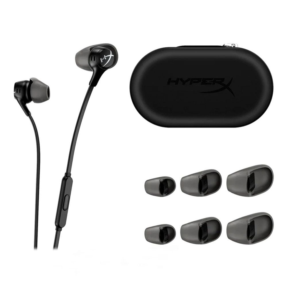 Tai Nghe HP HyperX Cloud Earbuds II - Màu đen  (70N24AA)