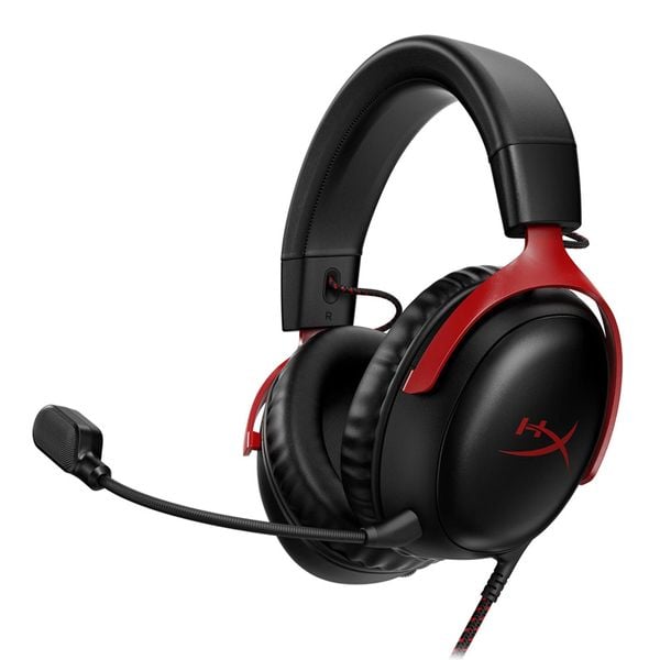  Tai nghe Gaming HP HyperX Cloud III (727A9AA) | Có dây, Over-ear, Đen - Đỏ 