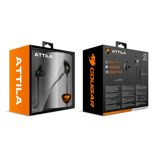  Tai nghe in ear COUGAR ATTILA Gaming Headset Black 