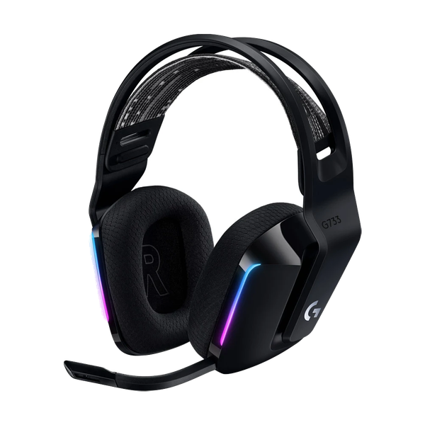  Tai nghe Gaming Logitech G733 LightSpeed (981-000867) | Không dây, Over-ear, RGB, Đen 