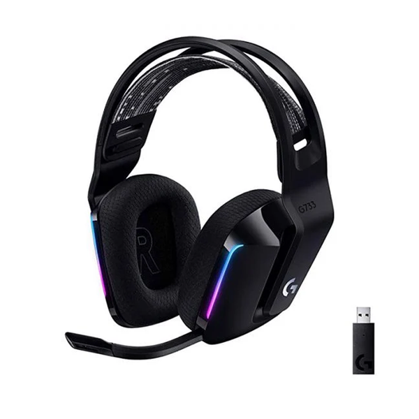  Tai nghe Gaming Logitech G733 LightSpeed (981-000867) | Không dây, Over-ear, RGB, Đen 