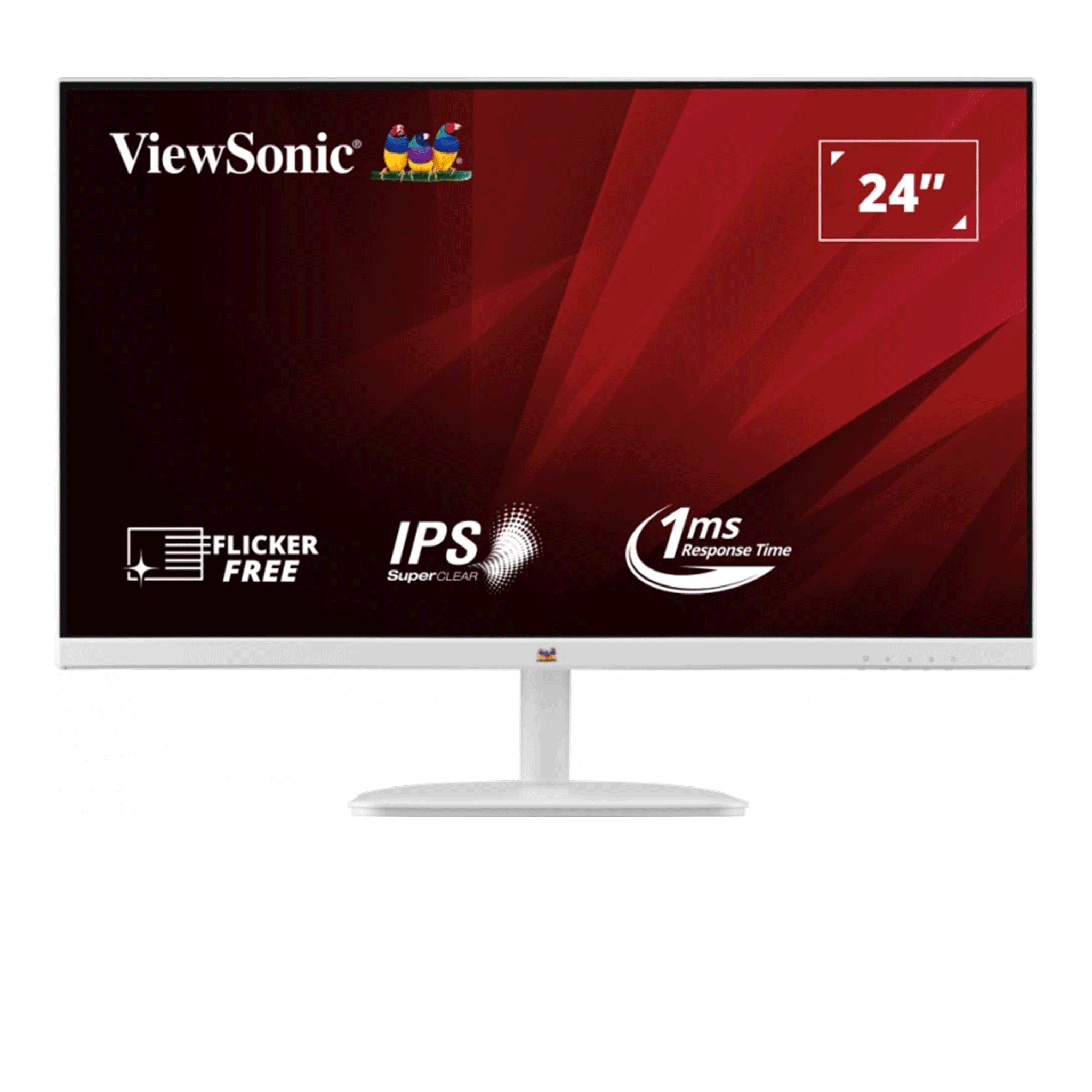 Màn hình văn phòng Viewsonic VA2432-H | 24 inch, FHD, IPS, 100Hz, 1ms, trắng