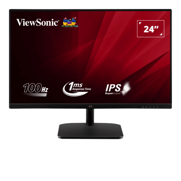  Màn hình văn phòng Viewsonic VA2432-H | 24 inch, FHD, IPS, 100Hz, 1ms, đen 
