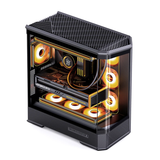  Thùng máy case Jonsbo D400 ATX Gaming | Đen, hồ cá 