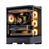  Thùng máy case Jonsbo D400 ATX Gaming | Đen, hồ cá 