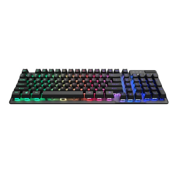  Bàn phím giả cơ gaming Rapoo V50S-98 | Có dây, Fullsize, RGB Rainbow, Black 