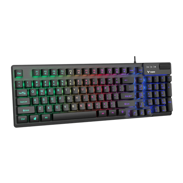 Bàn phím giả cơ gaming Rapoo V50S-98 | Có dây, Fullsize, RGB Rainbow, Black 