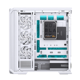  Thùng máy case Jonsbo D400 ATX Gaming | Trắng, hồ cá 
