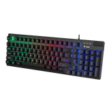  Bàn phím giả cơ Gaming Rapoo V50S 98 Key Black | Led Rainbow 