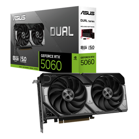 Card màn hình ASUS Dual GeForce RTX™ 5060 8GB GDDR7 OC (Dual-RTX5060-O8G)