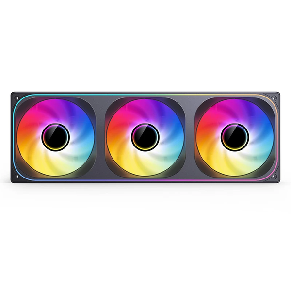  Quạt tản nhiệt PC Jonsbo ZB-360 | Kit 3 fan 362mm, ARGB, Gió ngược, Đen 