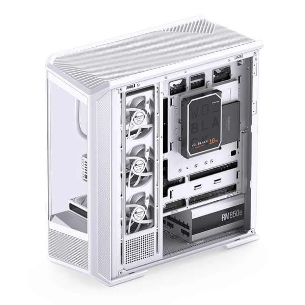 Thùng máy case Jonsbo D400 ATX Gaming | Trắng, hồ cá 