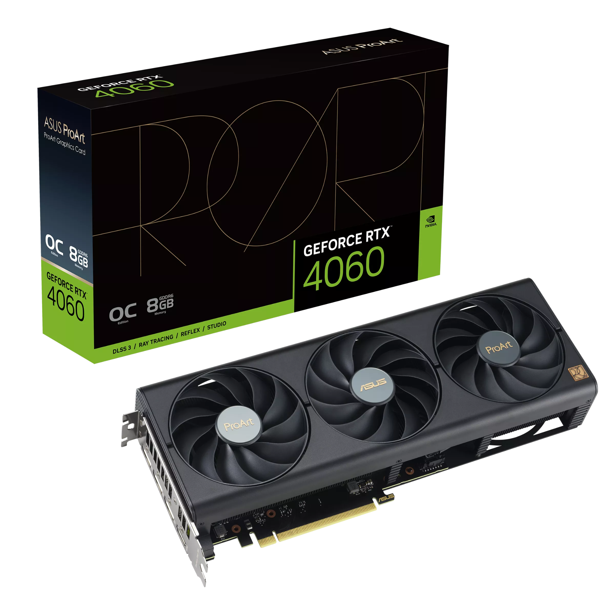 Card màn hình VGA ASUS ProArt GeForce RTX 4060 OC Edition 8GB GDDR6