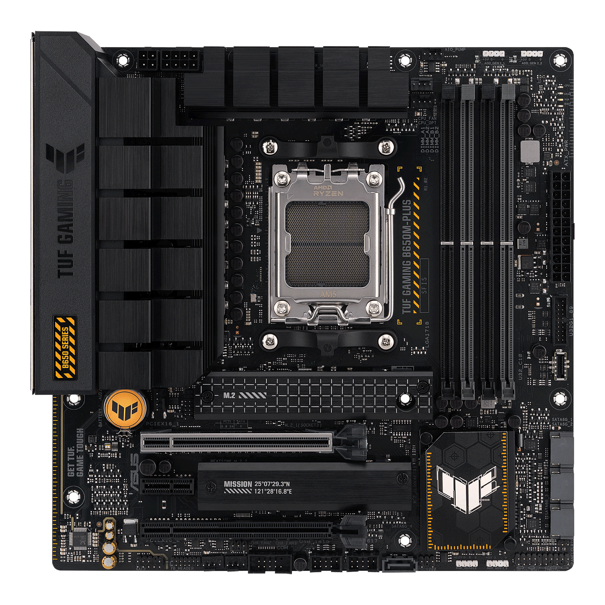 Mainboard Asus TUF GAMING B650M Plus (Socket AM5, M-ATX, 4 khe ram)
