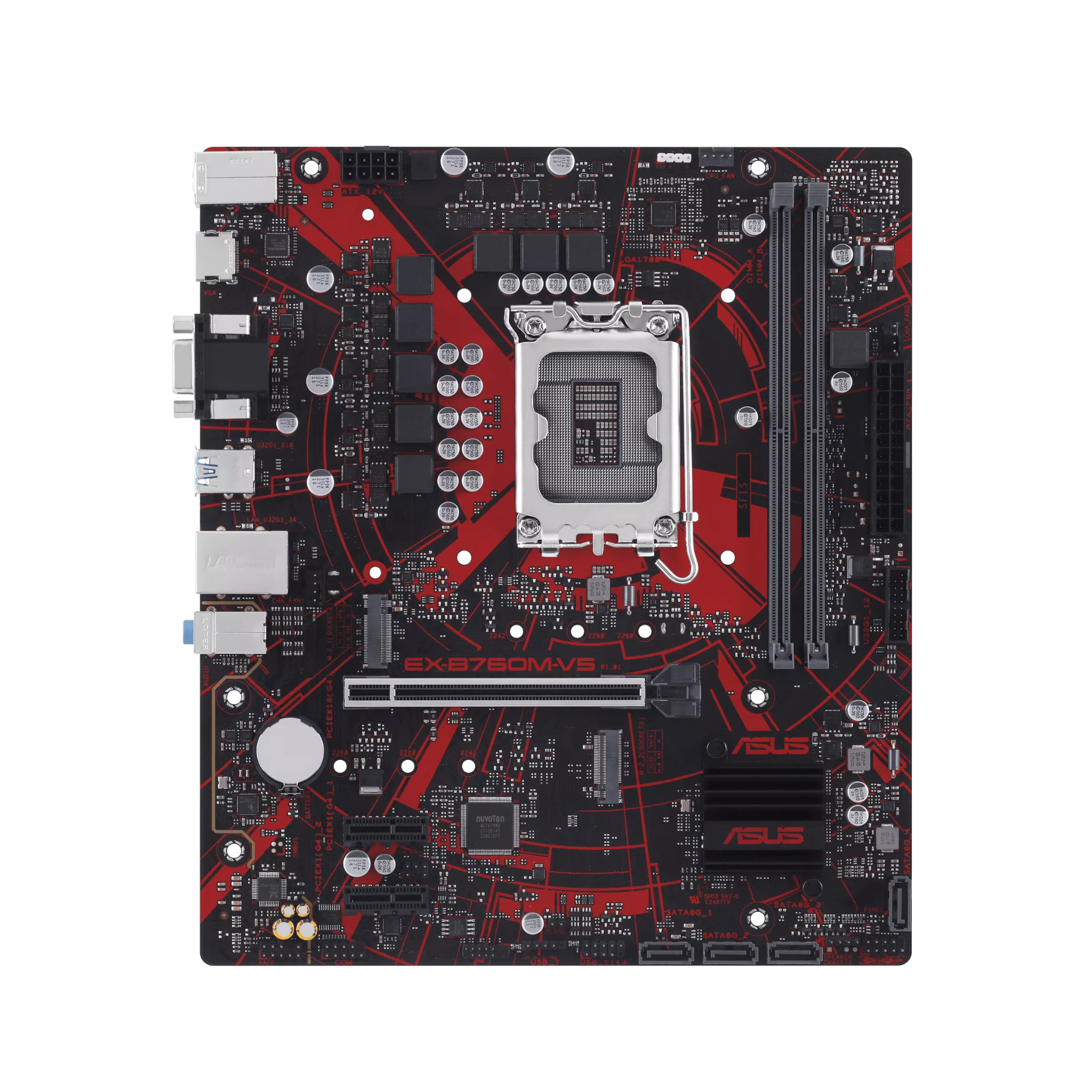 Mainboard ASUS EX-B760M-V5 | Intel B760, Socket 1700, mATX, 2 khe DDR5