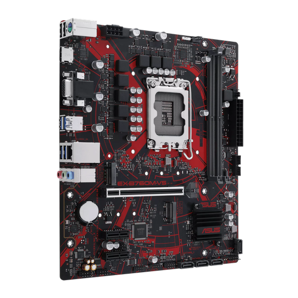  Mainboard ASUS EX-B760M-V5 DDR5 | LGA 1700, mATX, 2 khe RAM 