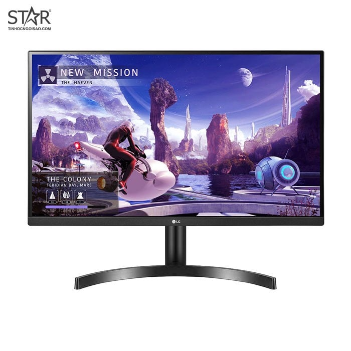 Màn hình Gaming LG 27QN600-B | 27 inch, 2K QHD, IPS, 75Hz, 5ms, phẳng