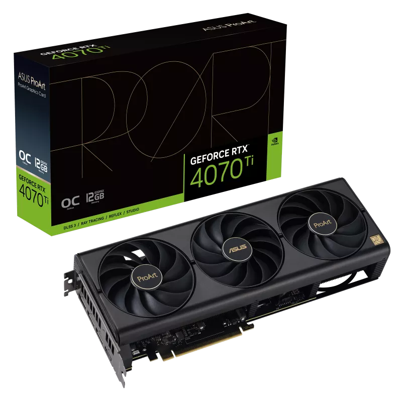 Card màn hình VGA ASUS ProArt GeForce RTX 4070 Ti OC Edition 12GB GDDR6X