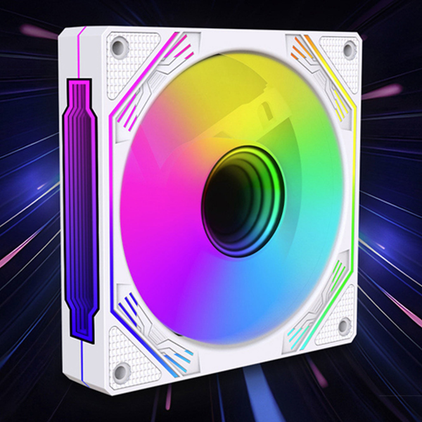  Quạt tản nhiệt PC Redmoon F3 | Fan lẻ 120mm, RGB, Gió ngược, Trắng 