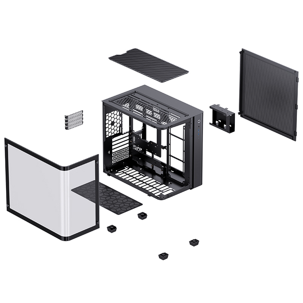  Thùng máy Jonsbo TK-3 ATX | Màu đen 