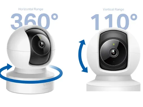 Camera WiFi trong nhà TP-Link Tapo C222 | 4MP, 2K, Hồng ngoại, 360°, Đàm thoại 