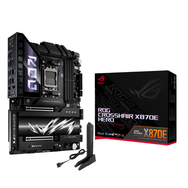  Mainboard ASUS ROG Crosshair X870E Hero DDR5 | AM5, E-ATX, 4 khe RAM 