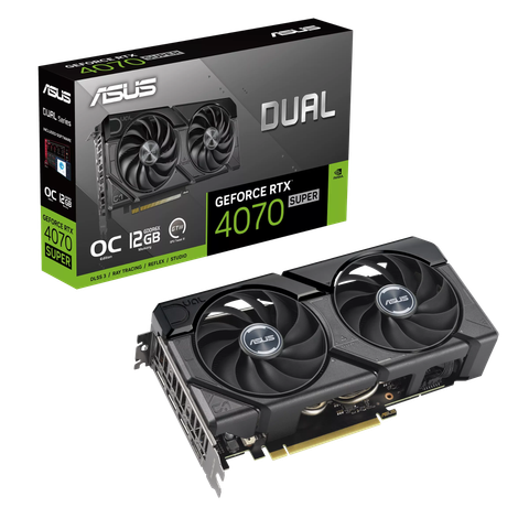 Card màn hình ASUS Dual RTX 4070 SUPER EVO OC Edition 12GB GDDR6X