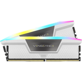  Ram 5 32Gx2 6000 64G Corsair Vengeance Rgb White Heatspreader, RGB LED, 1.35V CMH64GX5M2B6000C40W 