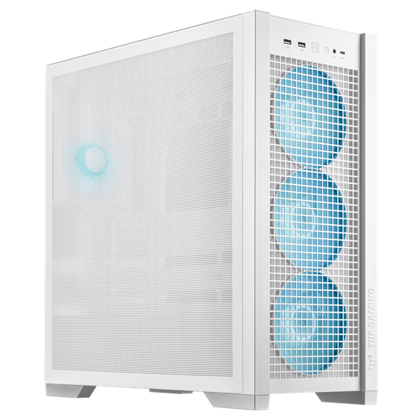  Thùng máy ASUS TUF Gaming GT302 ARGB - White | E-ATX, kèm sẵn 4 fan 14cm ARGB 