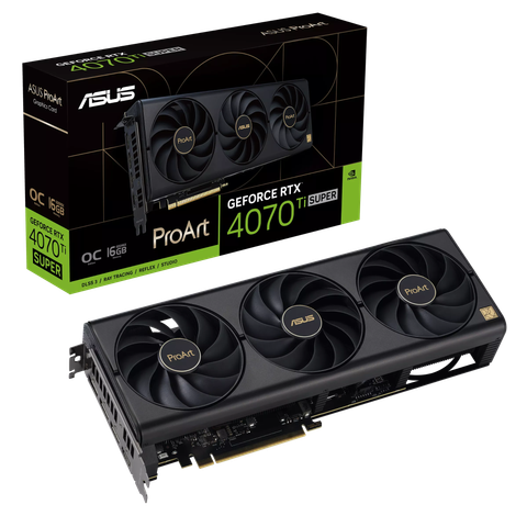 Card màn hình ASUS ProArt RTX 4070 Ti SUPER 16GB GDDR6X OC Edition (ROART-RTX4070TIS-O16G)