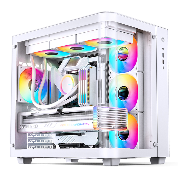  Thùng máy Jonsbo TK-3 ATX | Màu trắng 