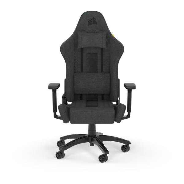  Ghế gaming CORSAIR TC100 RELAXED | Xám, 120kg, Chân xoay, Lưng vải (CF-9010052-WW) 